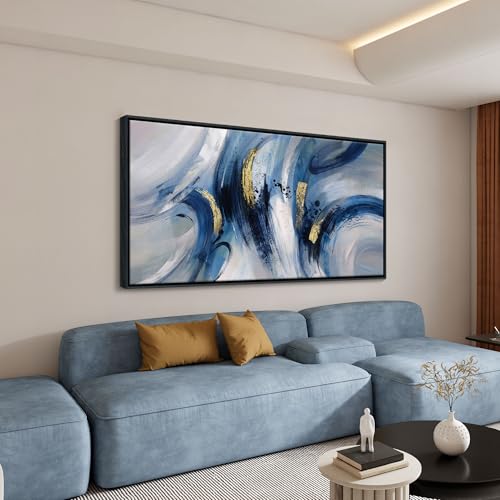 Abstract Line Art Framed Canvas
