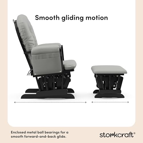 Premium Hoop Glider & Ottoman