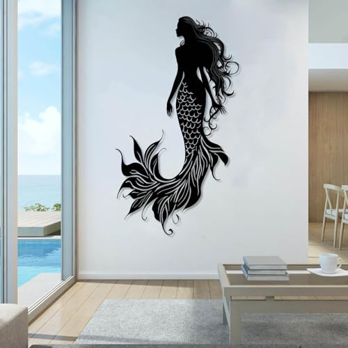 Metal Mermaid Wall Decor