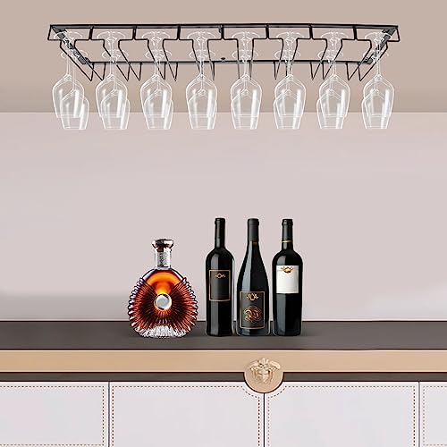 Under Cabinet Wine Glass Rack