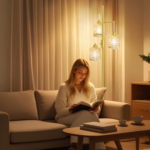 Gold Floor Lamp for Living Room