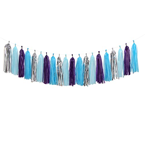 Purple Blue Silver Frozen Party (20 Count)