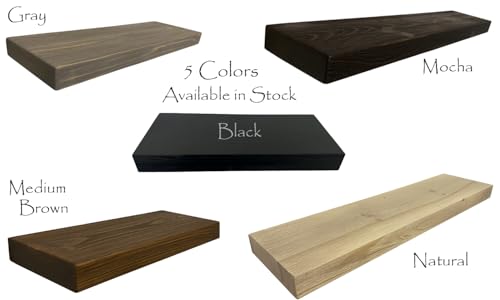 18 inch Wooden Floating Shelves for Wall