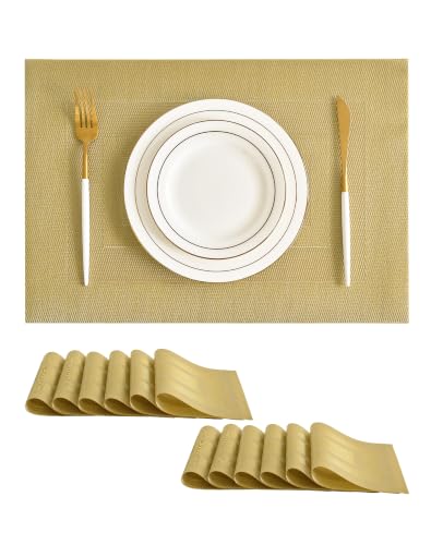 Gold Frame Placemats Set of 12 (12 Count)