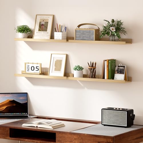 Floating Shelves for Wall Decor Storage (6 Count)