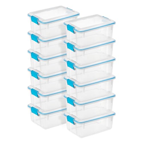 Gasket Storage Box with Lids for Home & Office (4 Count)