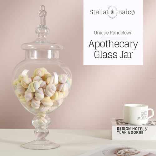 Large Glass Apothecary Jars with Lid