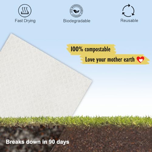 Swedish Dishcloths for Kitchen (6 Count)