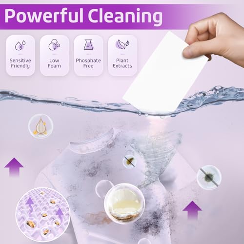 Laundry Detergent Sheets Lavender Scent 160 Count Soap Sheets Non