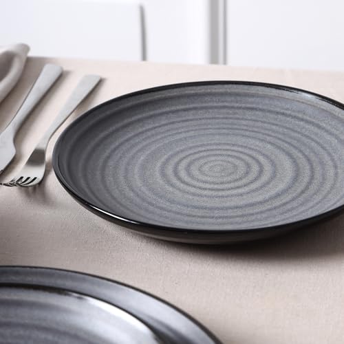 Dua 4 Piece Dinner Plate Set Stoneware (4 Count)