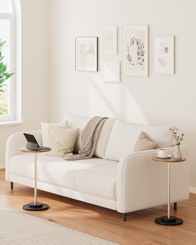 Drink Table Round Side Table for Small Spaces