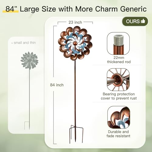 Wind Spinners for Yard and Garden Large