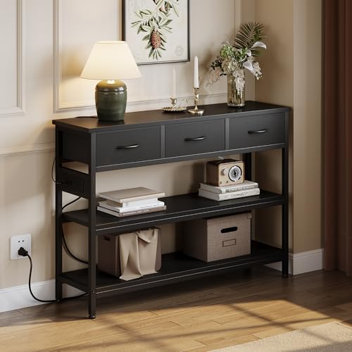 2 Pack Entryway Table with Outlets (2 Count)