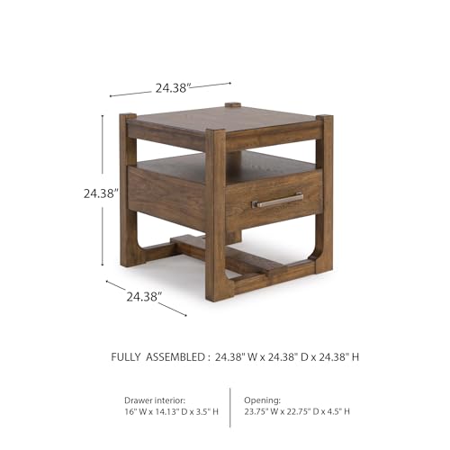 Cabalynn Casual End Table with 1 Drawer