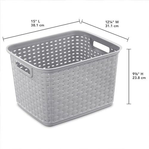 Tall Weave Basket (6 Count)