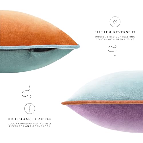 Decorative Throw Pillow Covers Cushion Cases (4 Count)