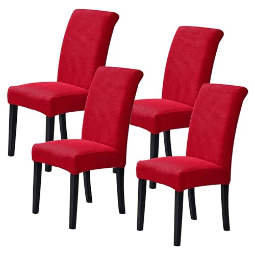 Stretch Chair Covers for Dining Room Set of 2