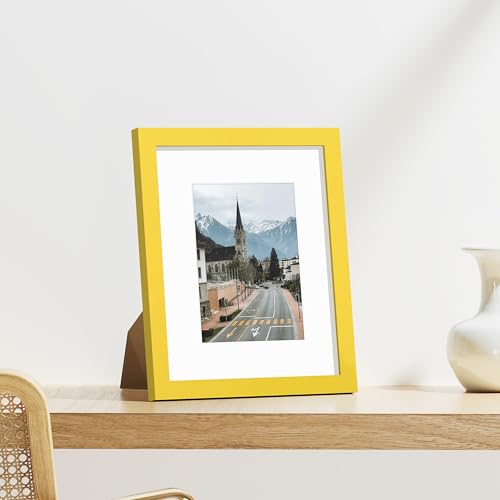8x10 Picture Frames Set of 9 for Wall or Tabletop Display (9 Count)