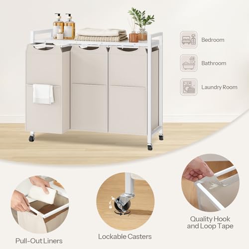 Laundry Sorter 3 Section