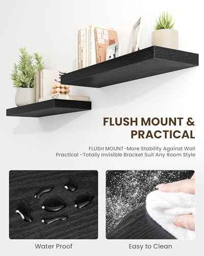 40" Floating Shelves for Wall (2 Count)
