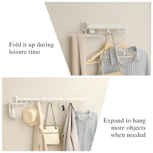 Wall Mounted Clothes Drying Rack Tri