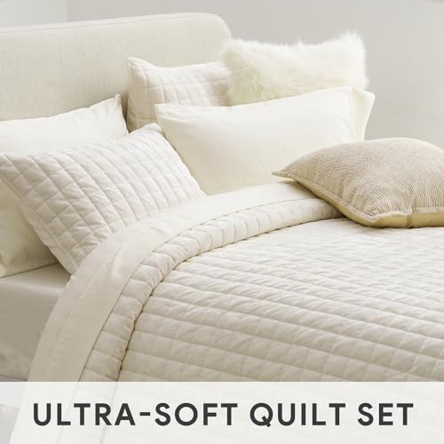 Channel Box Stitch Velvet Quilt Set