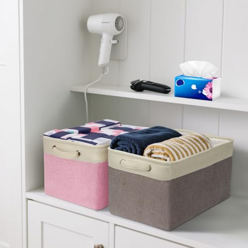 1 Pack Fabric Closet Storage Bins for Shelves