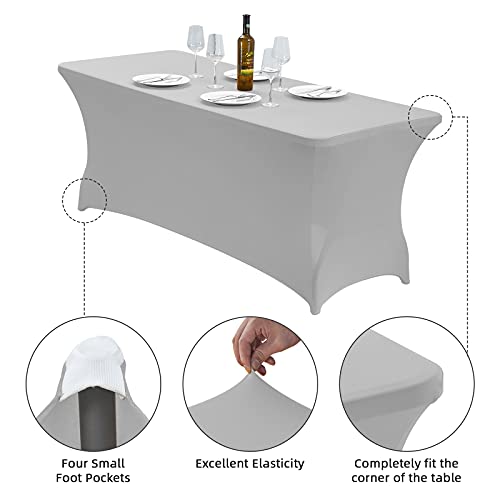 8FT Stretch Spandex Fitted Tablecloth