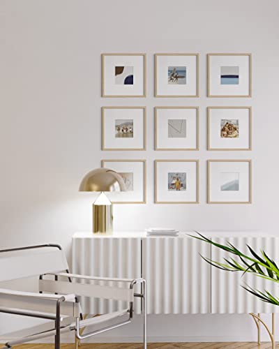 Beige Oak Wood 10x10 Picture Frames (25 Count)