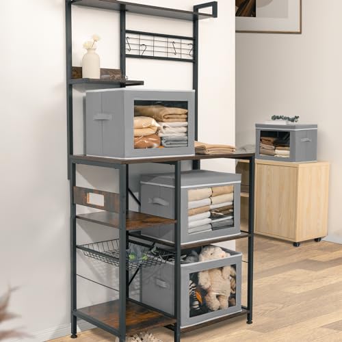 Storage Bins with Lids (3 Count)