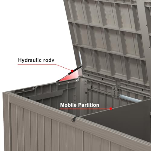 180 Gallon Outdoor Deck Box