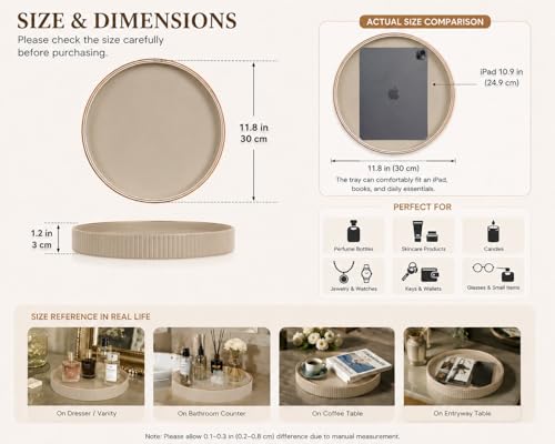Round Decorative Tray