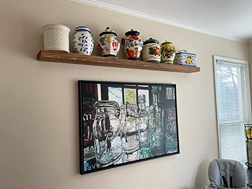 60 Inch Wooden Floating Shelves for Wall