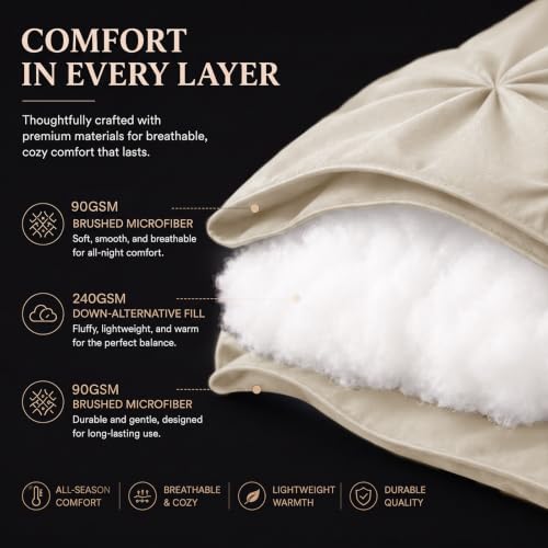 California King Comforter Set Oatmeal