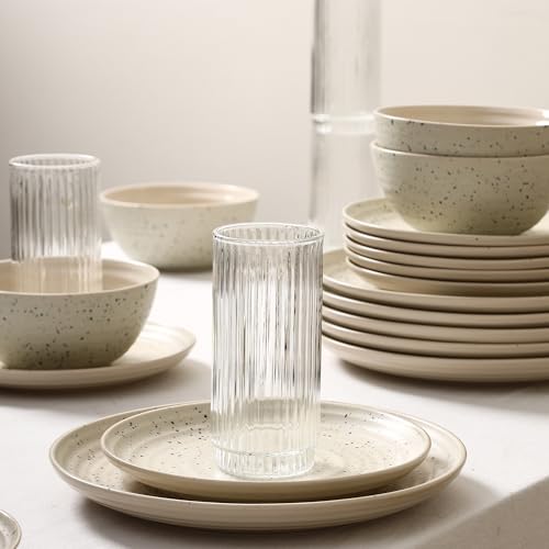 Dua 16 Piece Dinnerware Set Stoneware