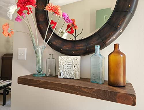 30 Inch Wooden Floating Shelves for Wall