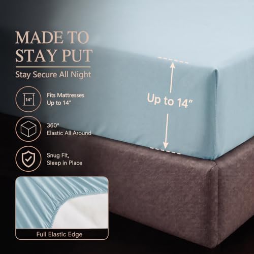Twin XL Comforter Set Light Blue