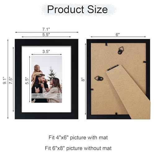 6x8 Picture Frame Set of 4 (4 Count)