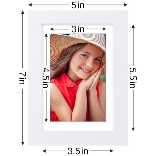 4x6 Picture Frames Set of 9 for Wall or Tabletop Display (9 Count)