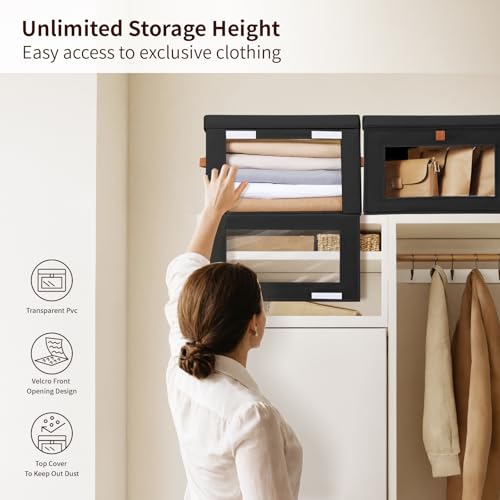 Large Closet Storage Bins (8 Count)