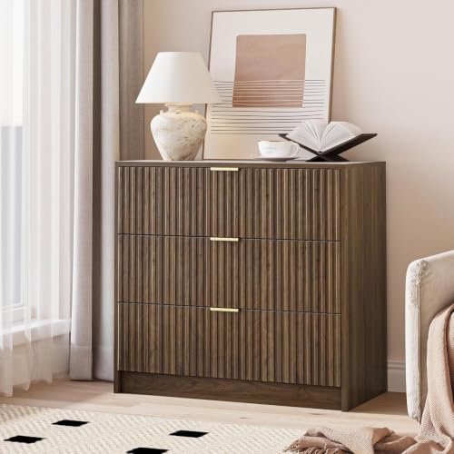 3 Drawer Nightstand Set of 2 (2 Count)