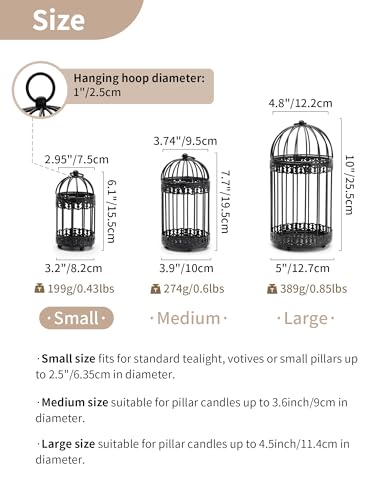 Vintage Bird Cage Decor (2 Count)