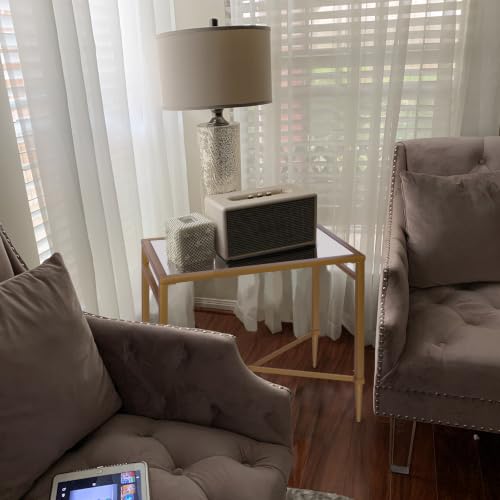 Metal Gold End Table