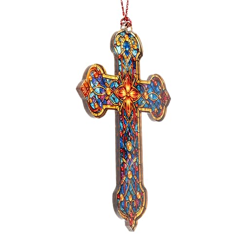 Nativity Cross Christmas Ornament 2026