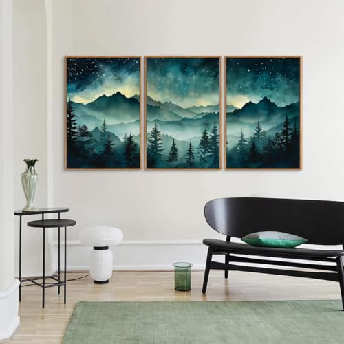 Misty Mountain Framed Canvas Wall Art