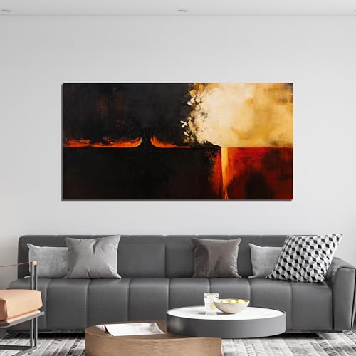 Abstract Black Red Wall Art Decor Art Work Decoration For Bedroom 20"x40"