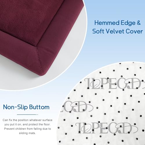 Baby Play Mat for Floor Nursery Muscle Mat Area Rug Playroom Rug 50"x50" Elastic Foam 1.3" Thick Crawling Mat for Babies