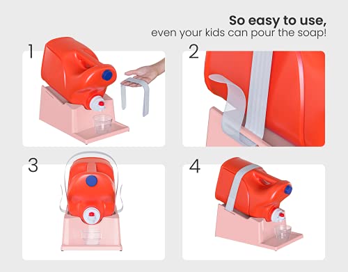 Liquid Laundry Detergent Holder Stand with Drip Tray