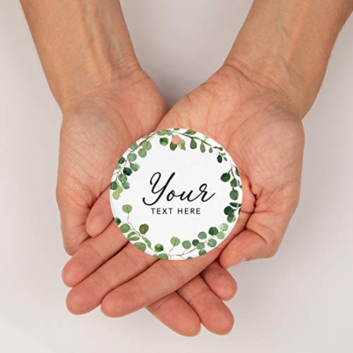 Personalized Round Ceramic Porcelain Christmas Tree Ornament Gift