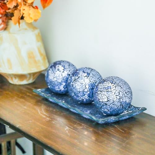 Decorative Glass Bowl Balls (4 Count)